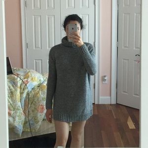 Zara grey turtleneck sweater